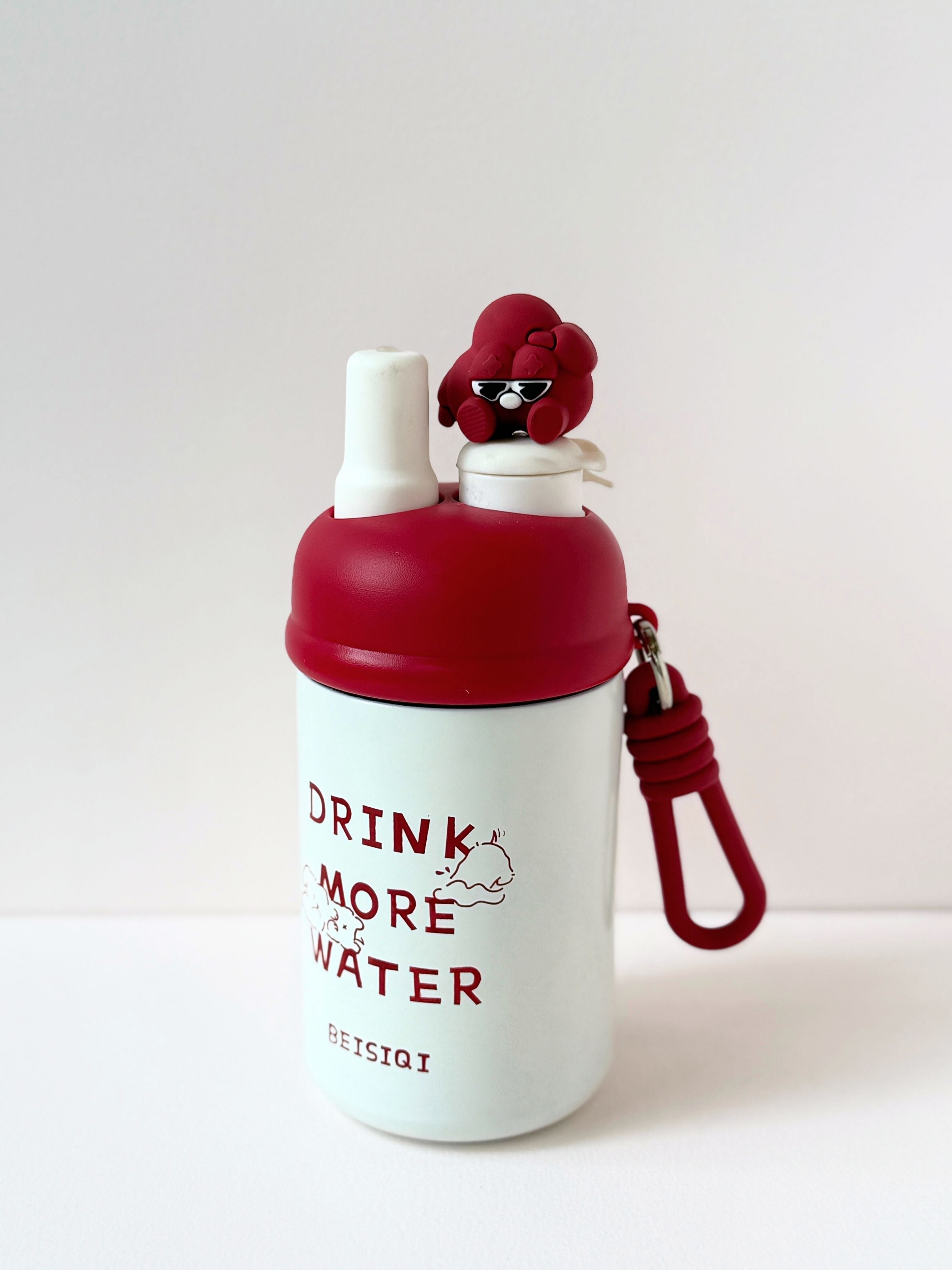 Drink More Water™ Tumbler – 4 Cute Variants | BPA-Free with Fun Character Top