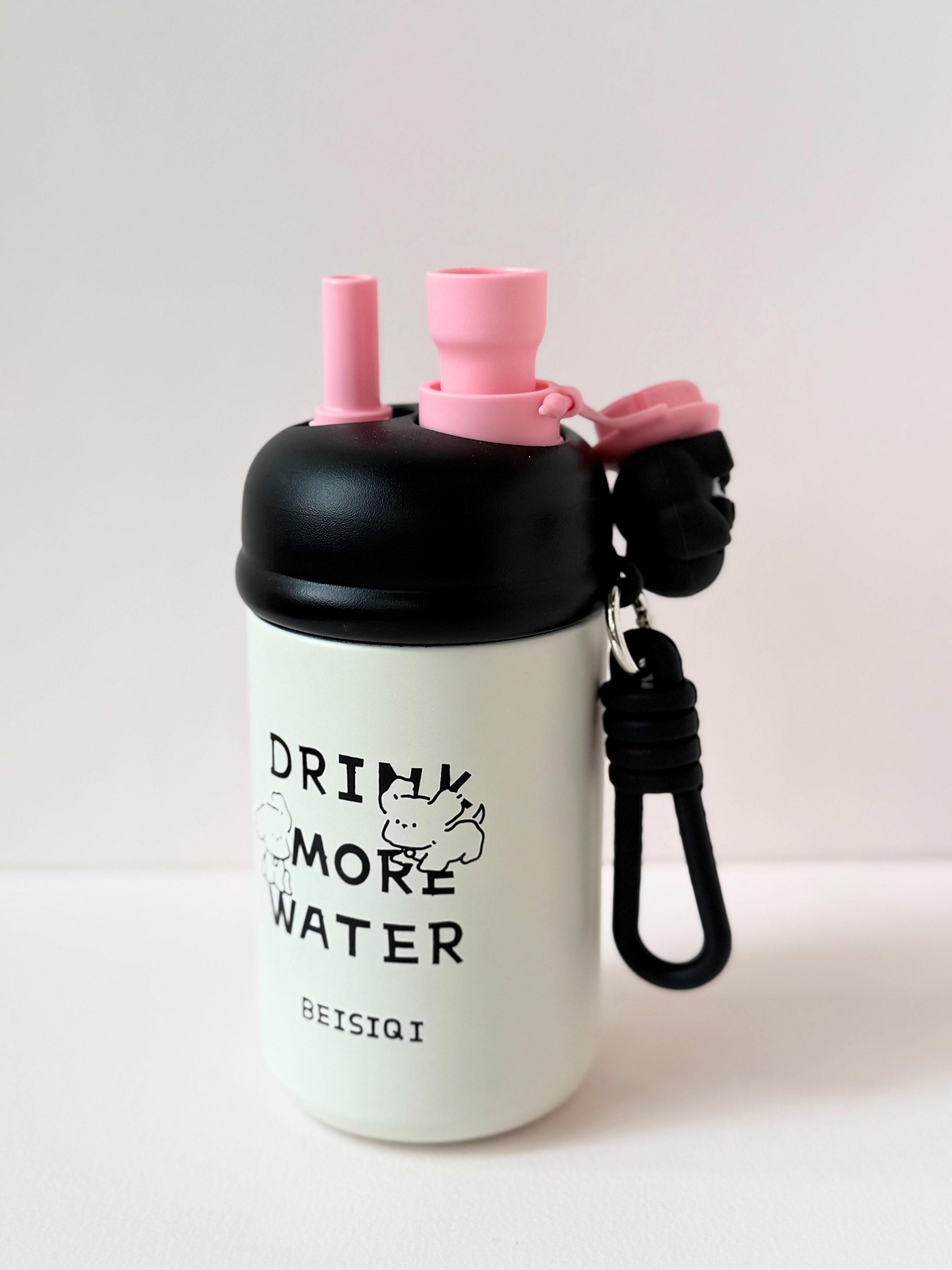 Drink More Water™ Tumbler – 4 Cute Variants | BPA-Free with Fun Character Top