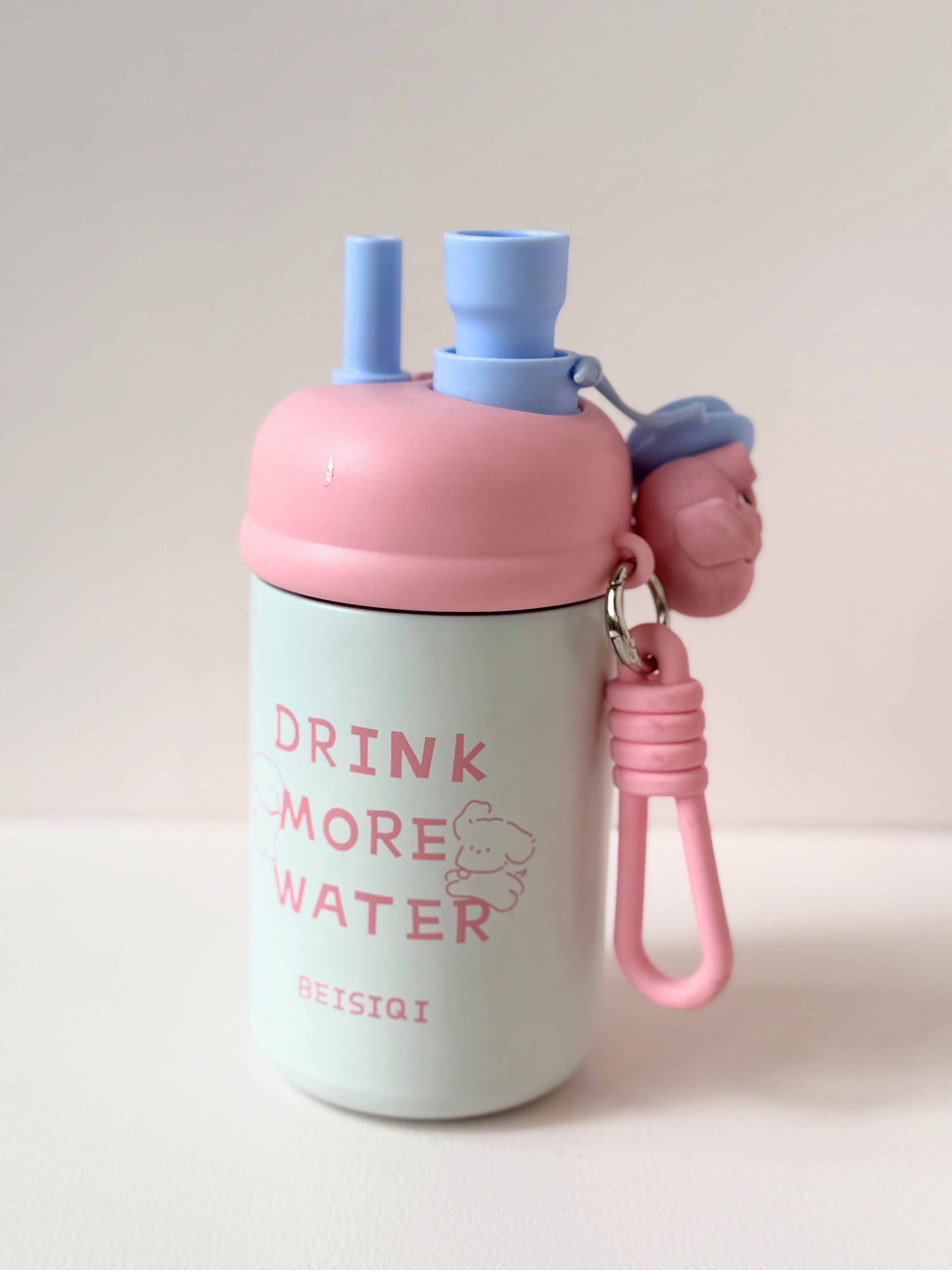 Drink More Water™ Tumbler – 4 Cute Variants | BPA-Free with Fun Character Top