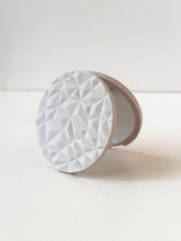 Load image into Gallery viewer, Minimalist Textured Pocket Mirror – Elegant Travel Size Compact
