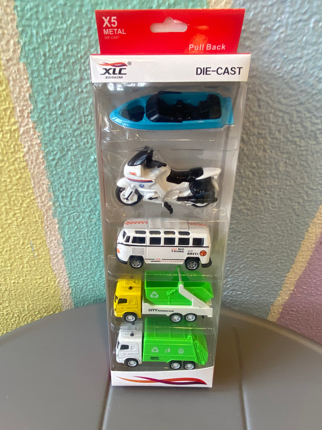 Set Of 5 Car And Truck Set
