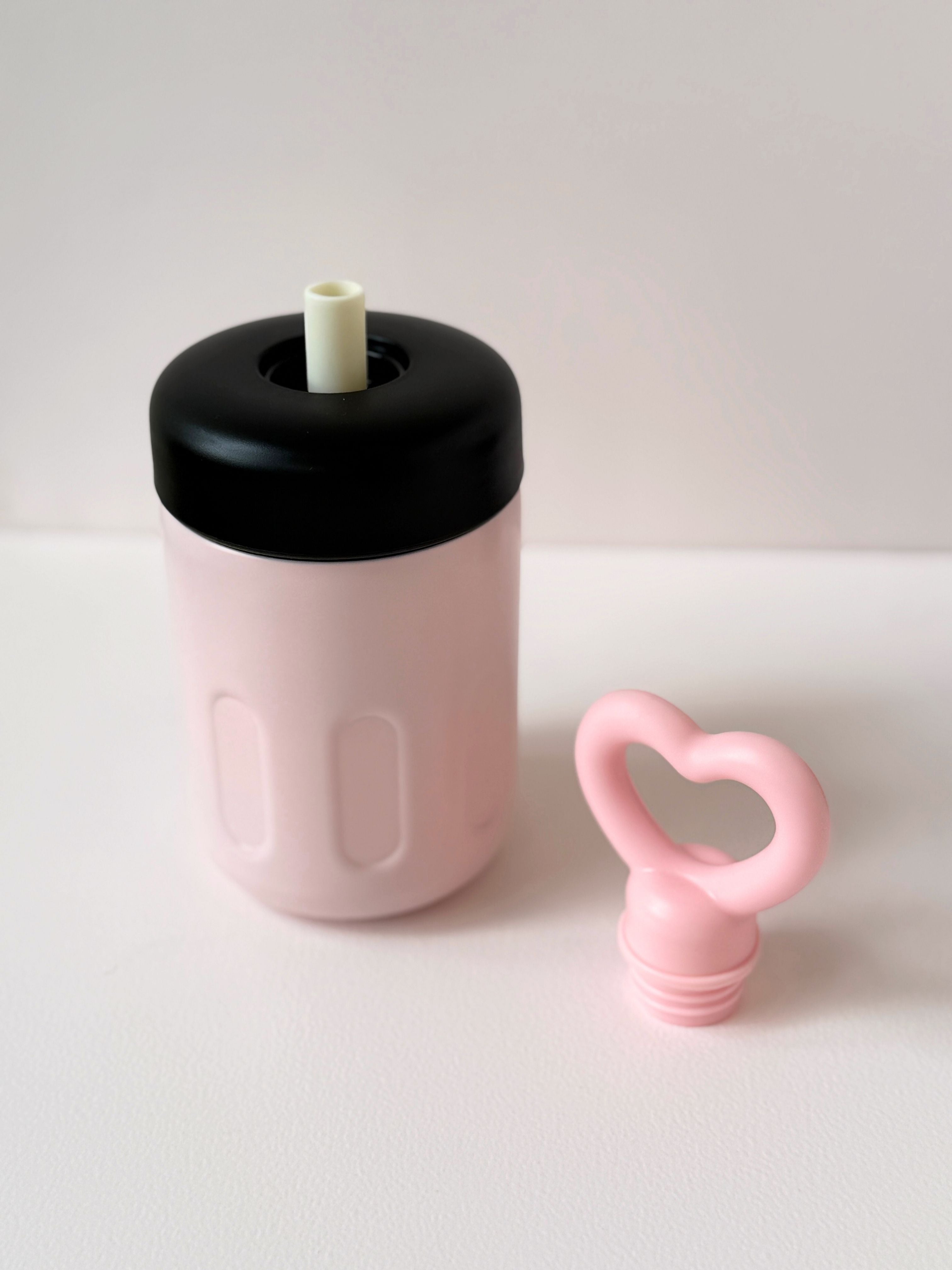 HeartHandle™ Reusable Tumbler Cup – 12oz Cute Leakproof Travel Mug