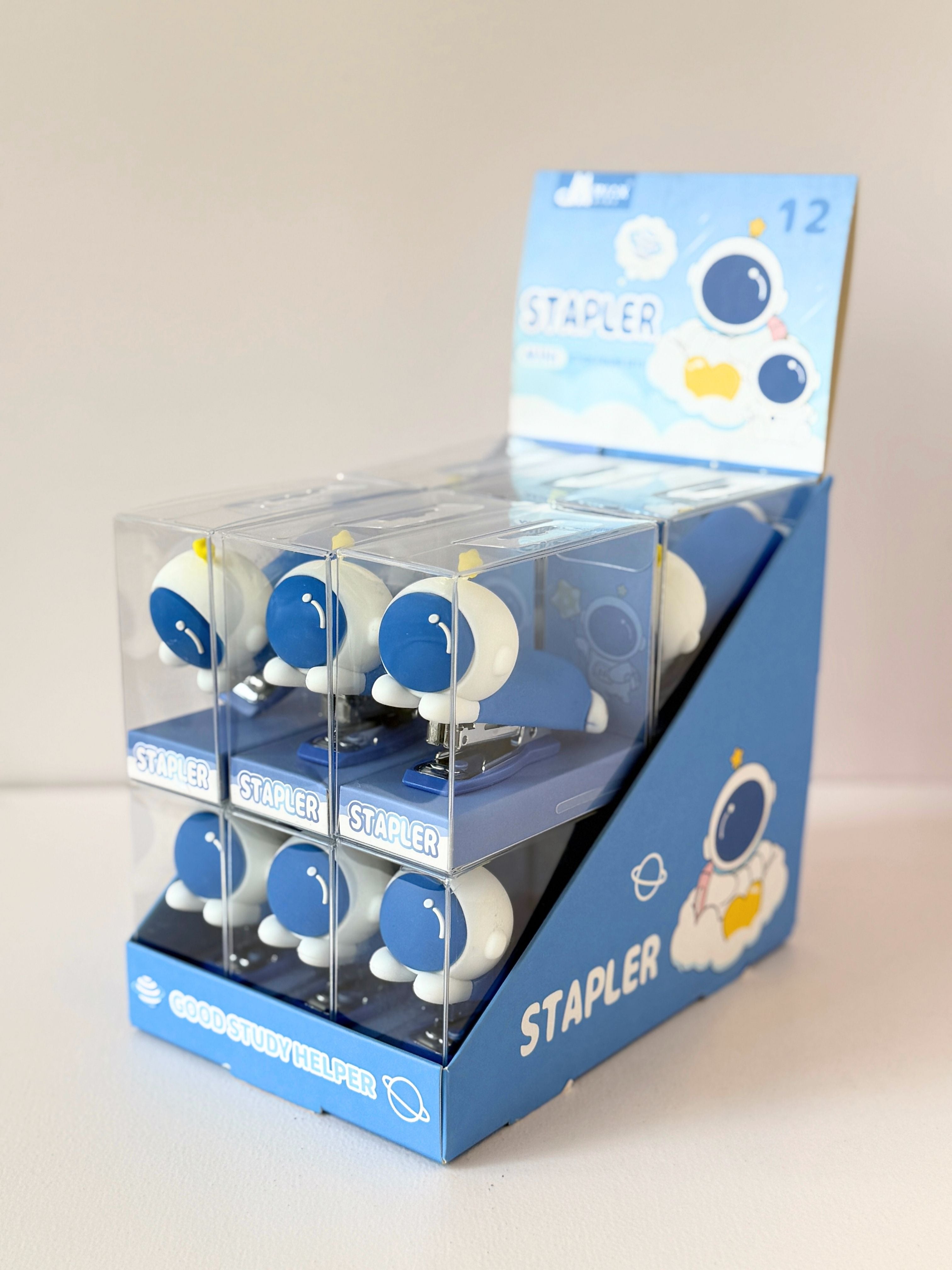 Astronaut Mini Stapler – Cute Space-Themed Stationery for Kids & Students