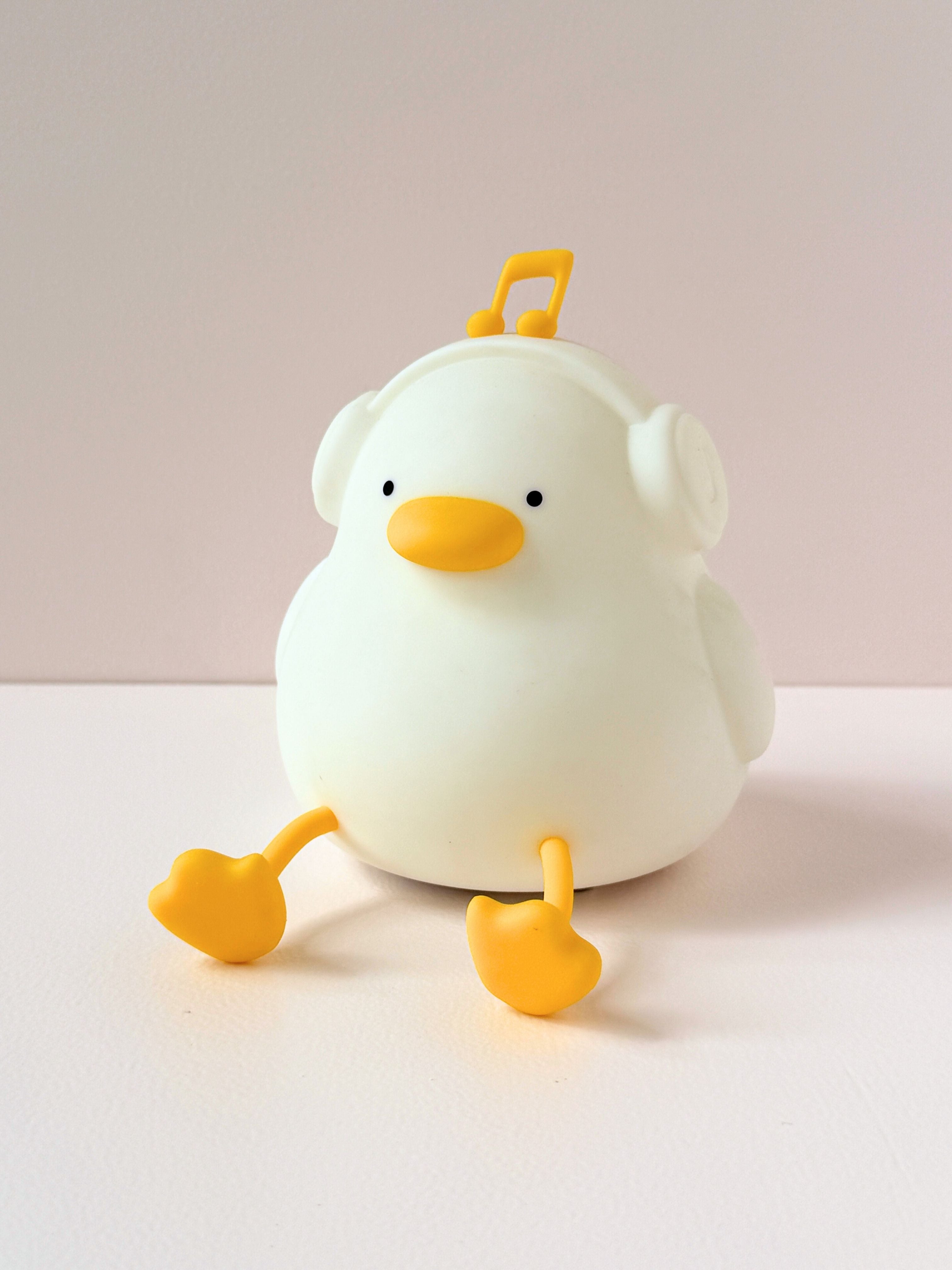 Quirky Duck Silicone Touch Lamp – Music Vibes Edition