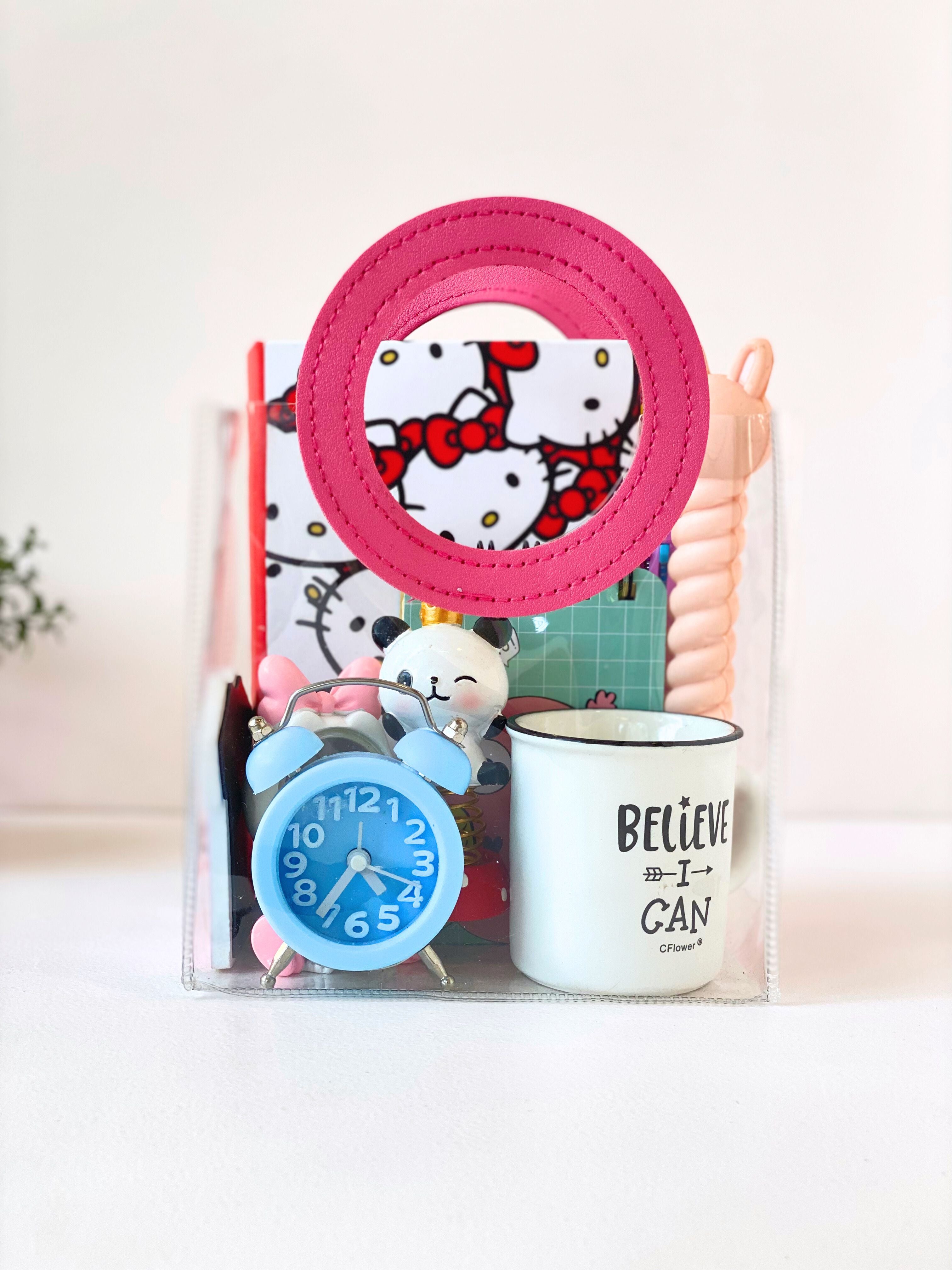 Cute Desk Essentials Hamper | Hello Kitty & Animal-Themed Stationery Set for Kids & Teens