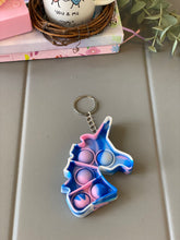 Load image into Gallery viewer, Unicorn Pop It Keychain
