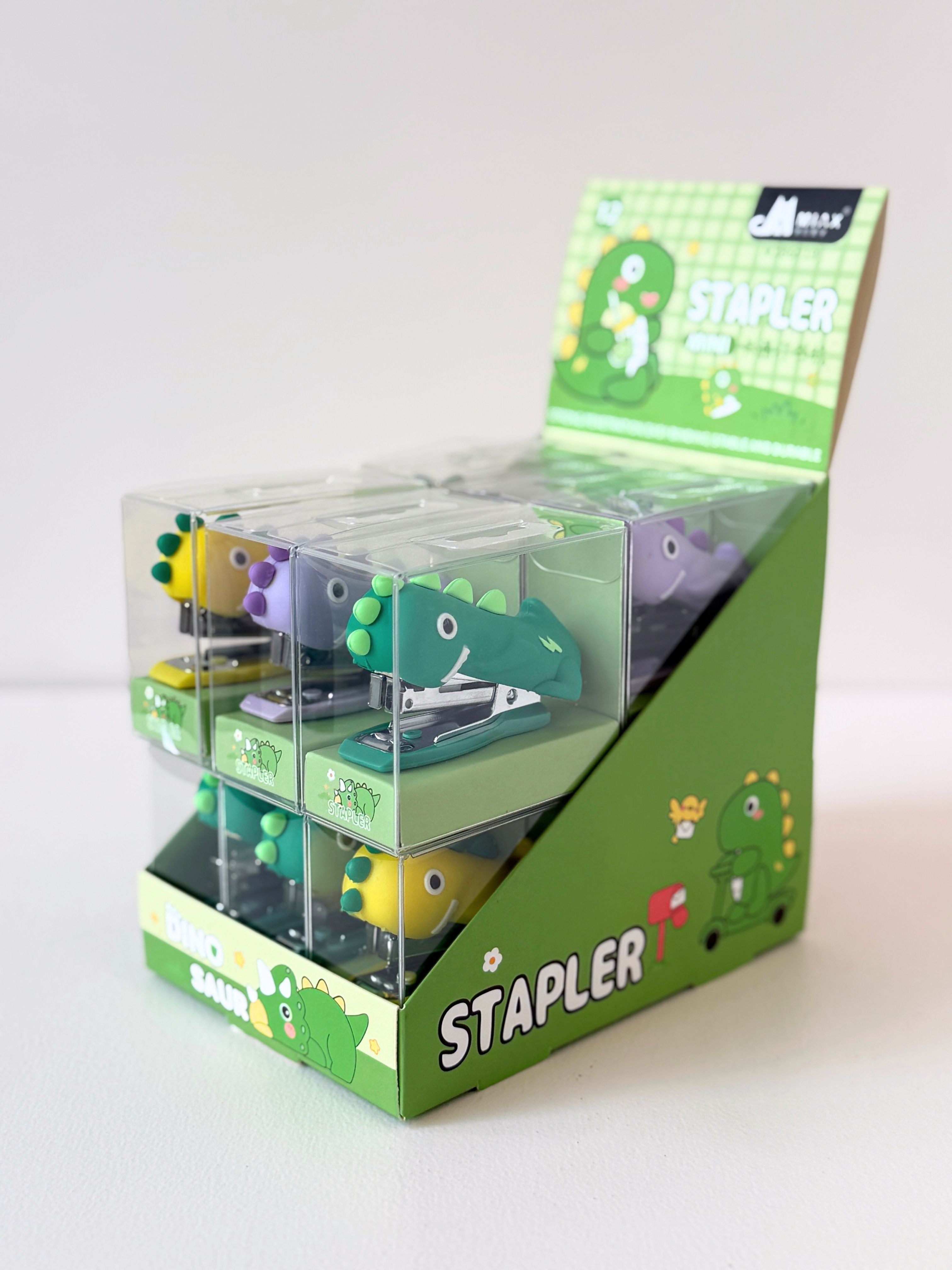 Cute Dinosaur Mini Stapler – Fun Desk Stapler for Kids & Stationery Lovers (3 Colors)