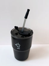 Load image into Gallery viewer, Reusable Coffee Tumbler with Straw – 4 Color Variants | Eco-Friendly Travel Cup (500ml)

