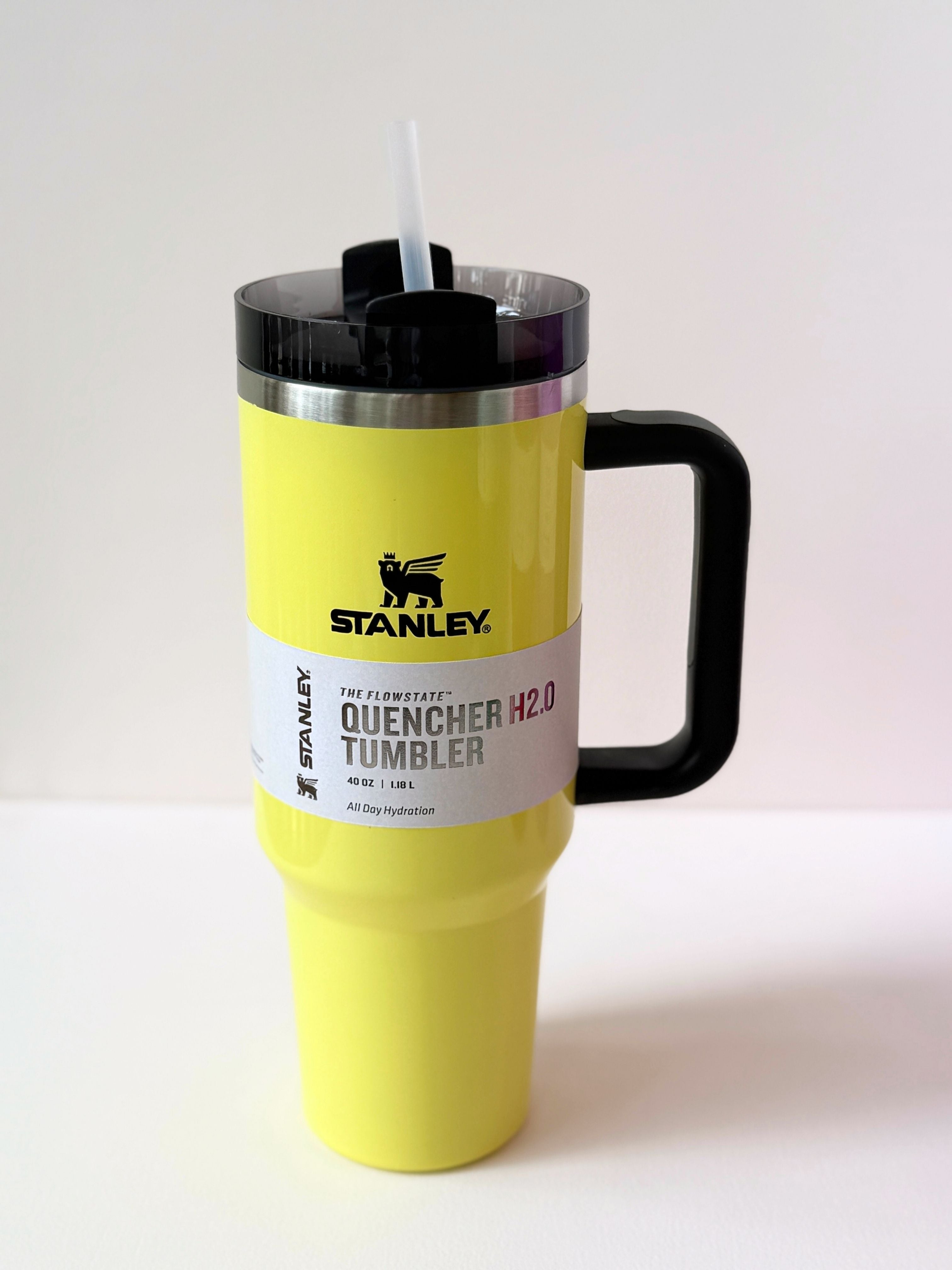Stanley 40 oz Quencher H2.0 FlowState Tumbler with Handle – Vibrant Color Series