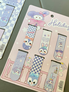 Adorable Bunny Magnatic Bookmarks