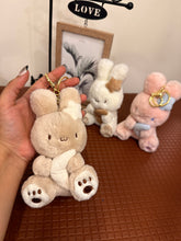Load image into Gallery viewer, Bunny Soft Toy Key charm
