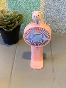 Bear Light Hand Fan