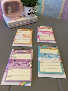 Unicorn Weekly Memo Pad