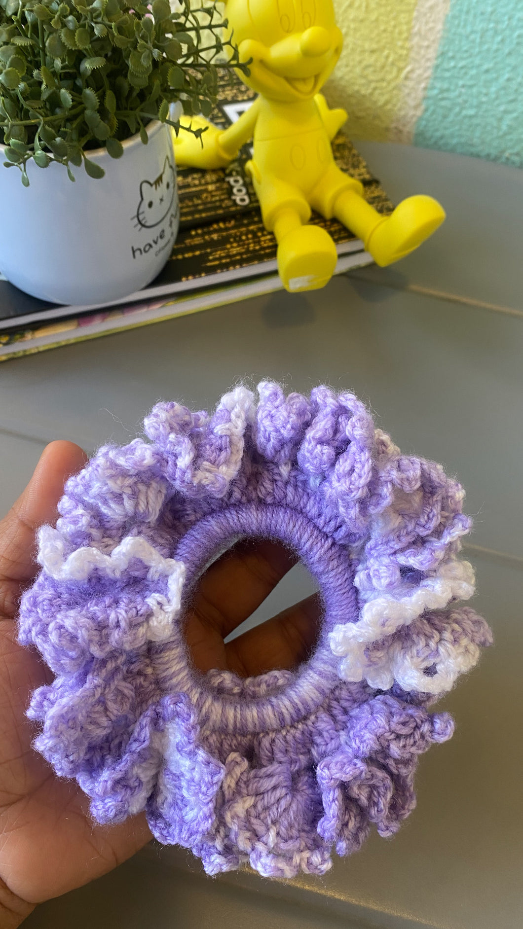 Macrame Beautiful Jumbo Scrunchie