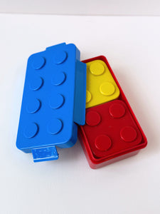 LEGO-Inspired Colorful Stackable Lunch Box Set for Kids