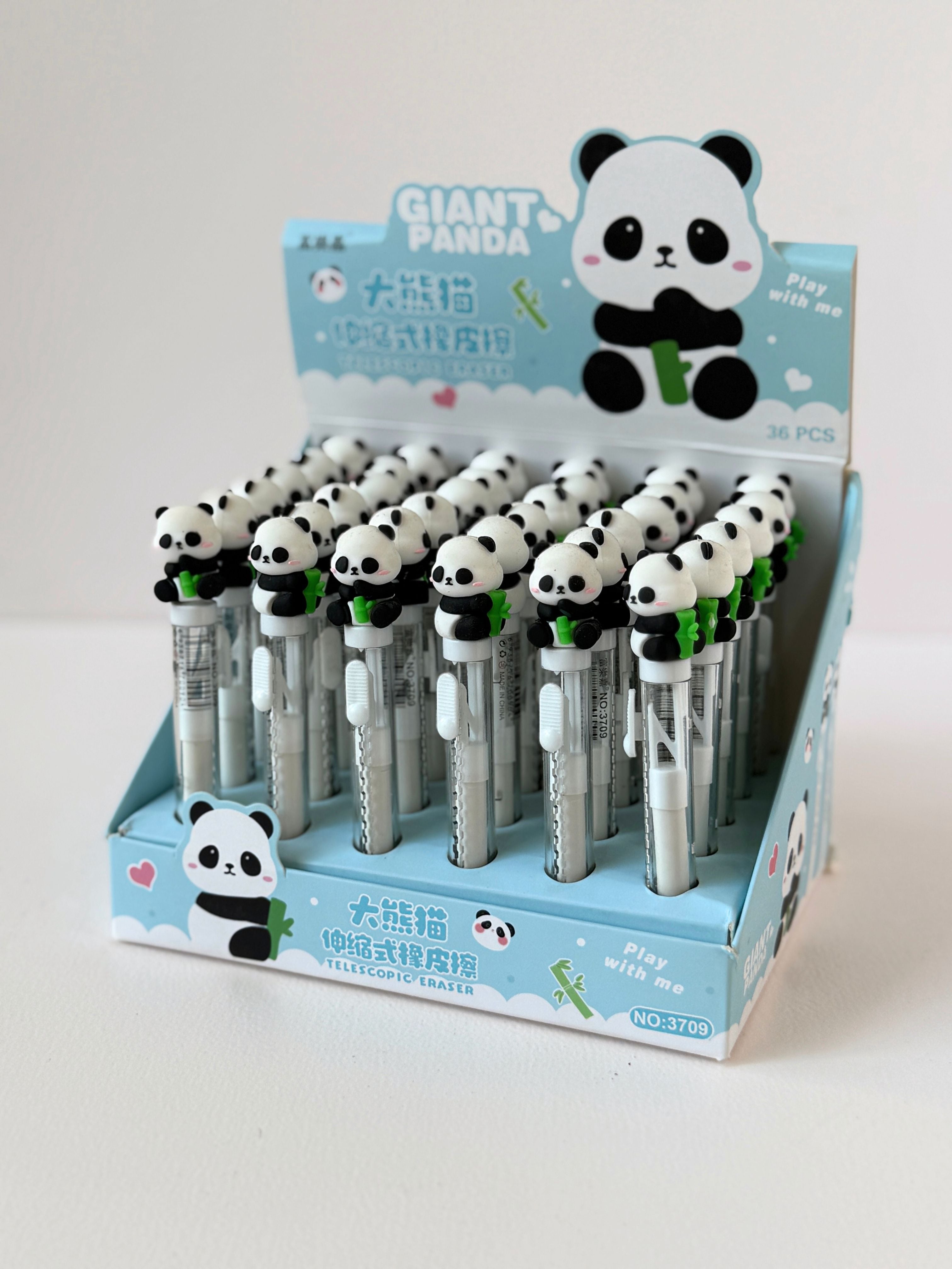 Giant Panda Telescopic Eraser – Cute & Functional Stationery Buddy