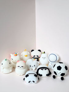 Silicone Touch Lamp – Soccer Ball & Panda Night Light Collection