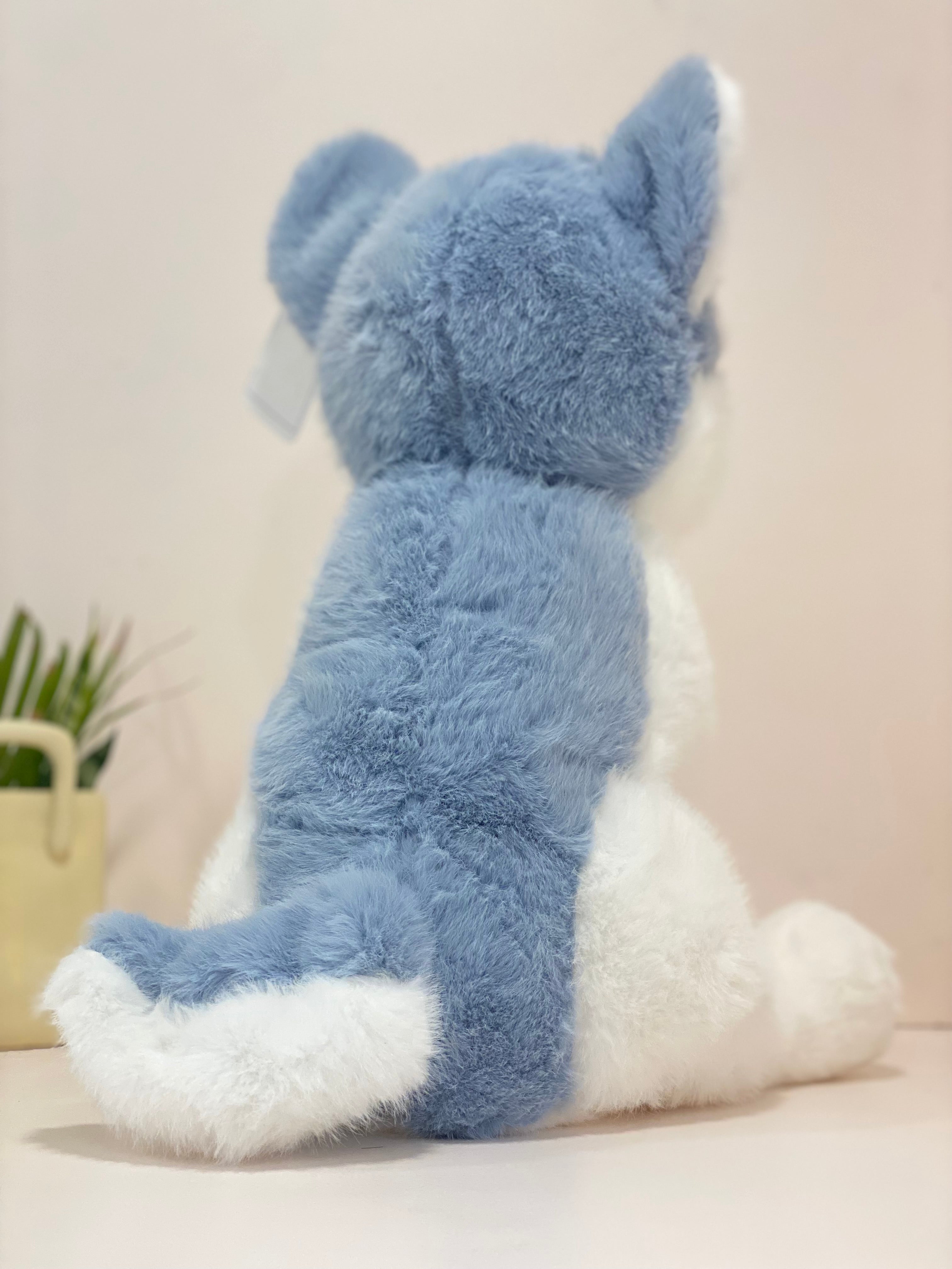Standing Husky Dog Soft Toy – Cute Plush Puppy Teddy for Kids & Home Décor