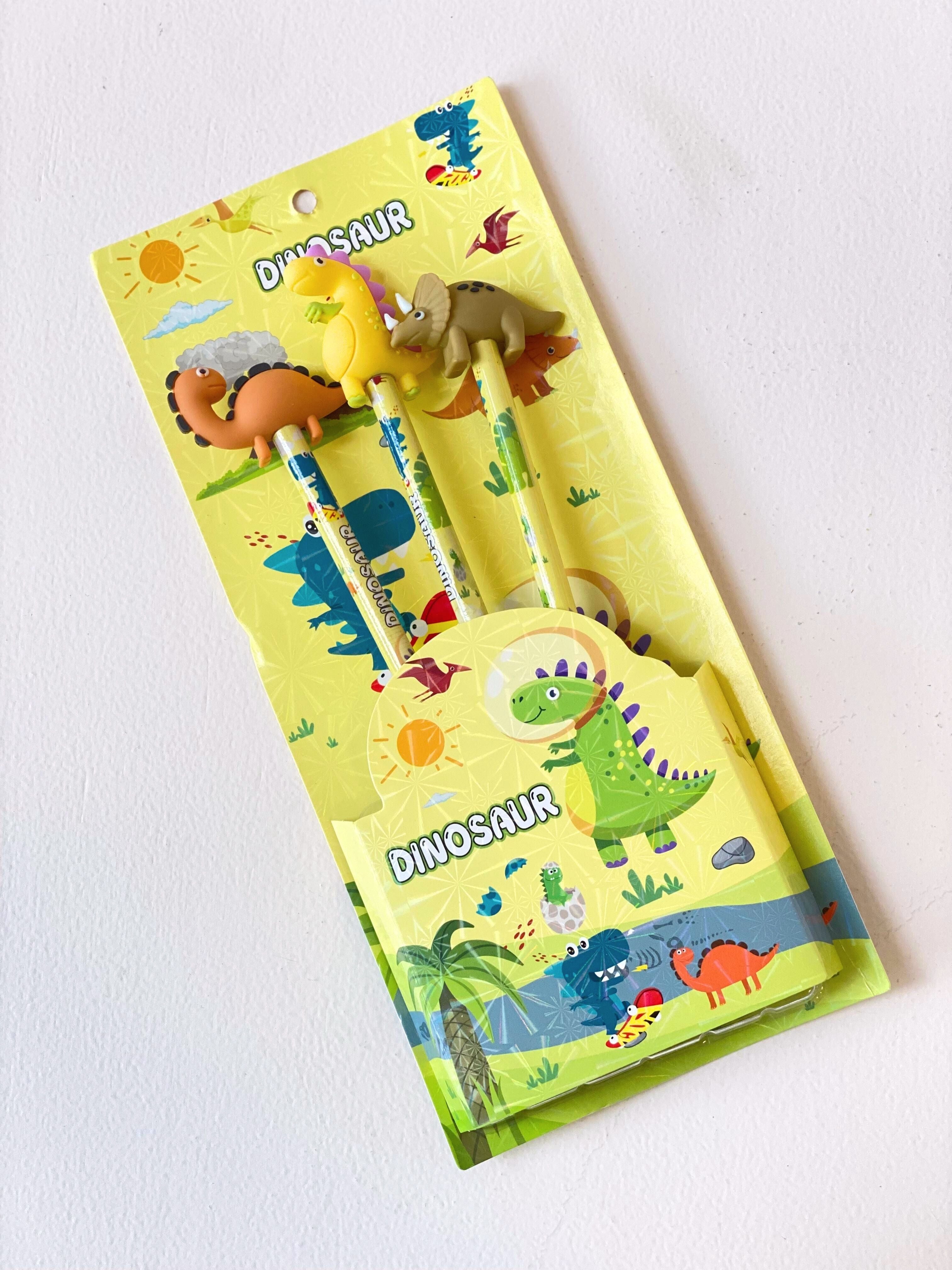 3D Cartoon Topper Pencil Set for Kids – Set of 3 | Cute Themed Characters | Ideal for Gifting & School Use