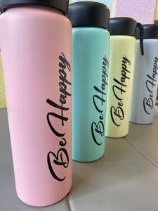 Be Happy Pastel Colours Bottle