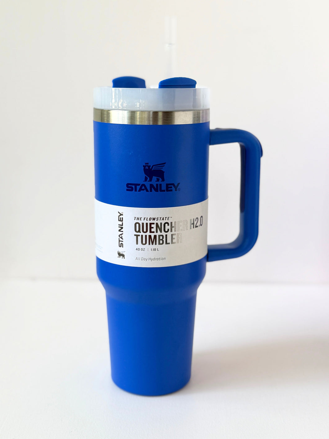 Vibrant Colourful Stanley 40 oz Quencher H2.0 FlowState Tumbler with Handle and Straw