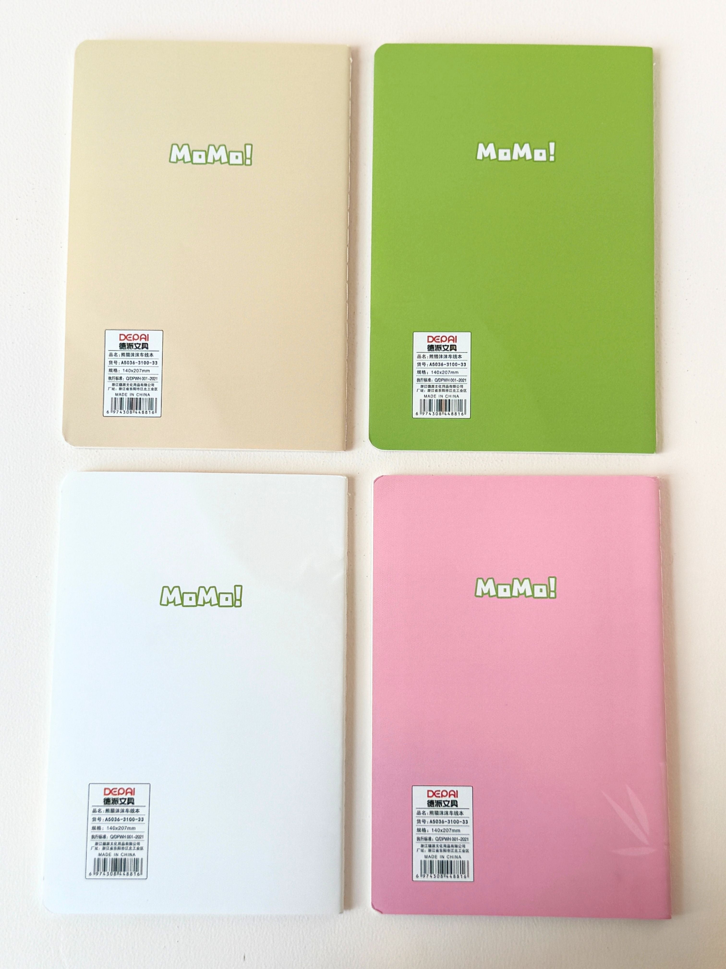 Panda Holiday Cute Cartoon Notebook – A6 Softcover Lined Journal