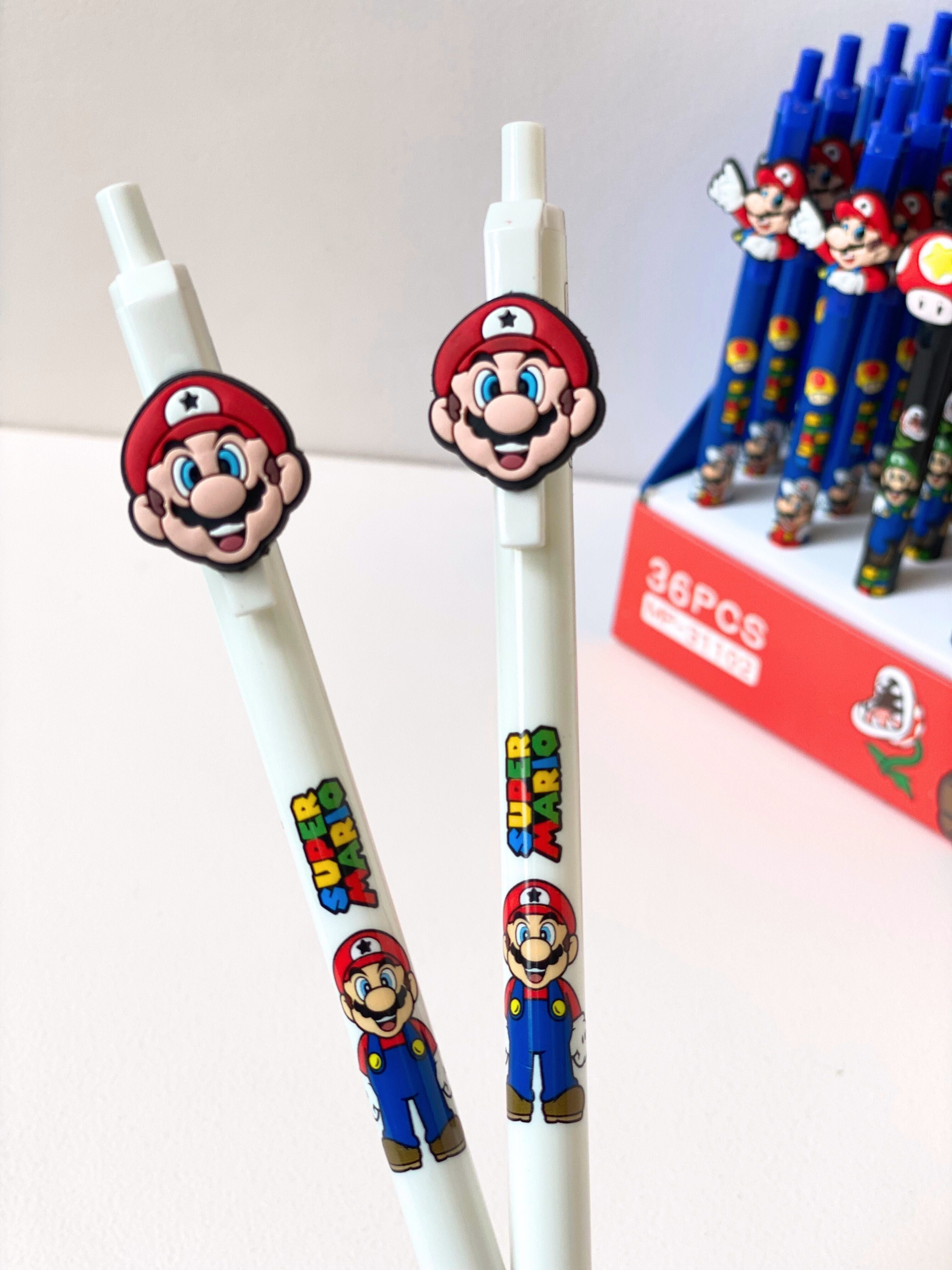 Super Mario Cartoon Gel Pens – 0.5mm | Fun Stationery for Kids & Collectors (1p)