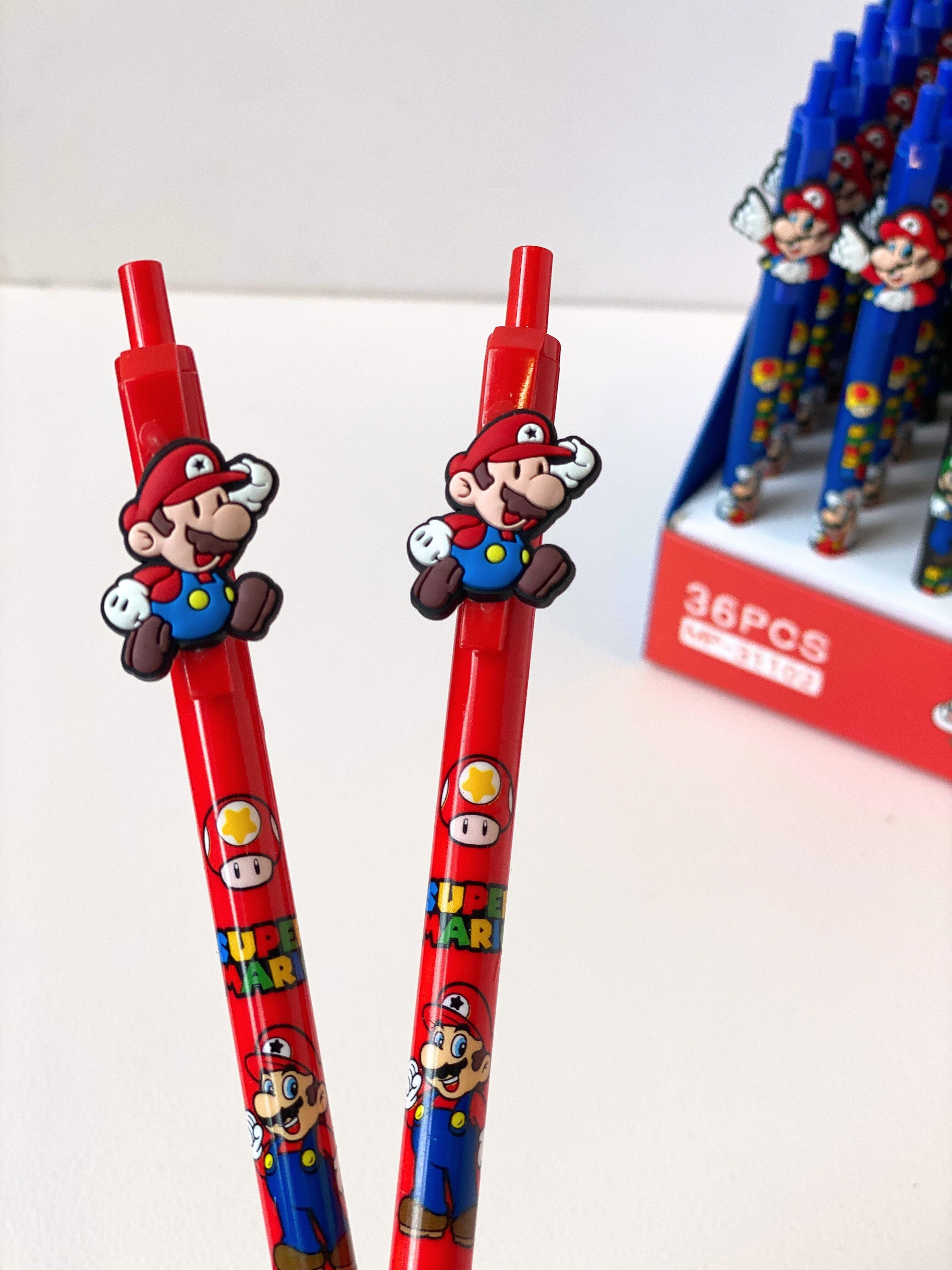 Super Mario Cartoon Gel Pens – 0.5mm | Fun Stationery for Kids & Collectors (1p)