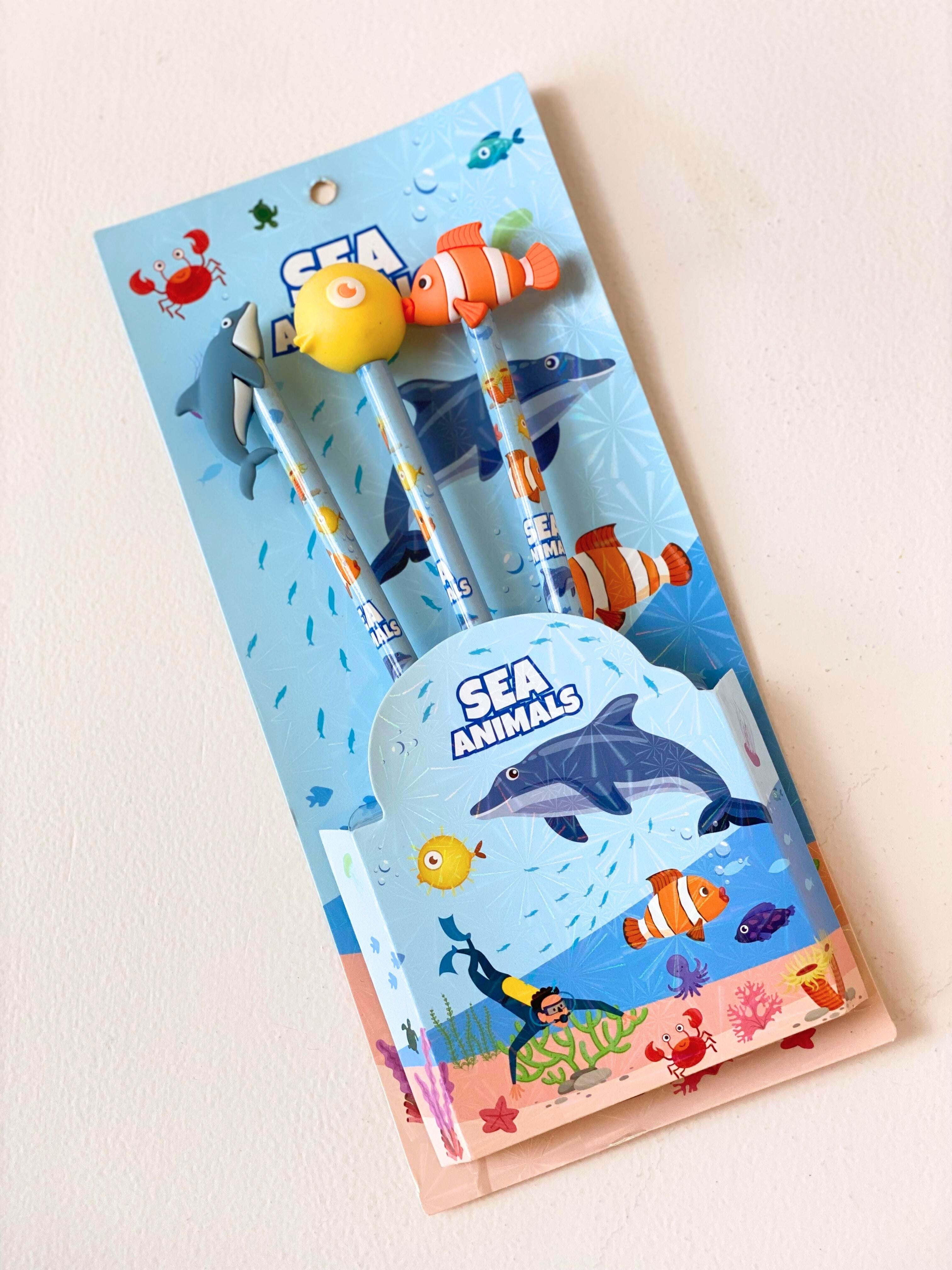 3D Cartoon Topper Pencil Set for Kids – Set of 3 | Cute Themed Characters | Ideal for Gifting & School Use