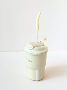 "My Coffee™ Leak-Proof Travel Cup with Straw – 500ml Reusable Tumbler"