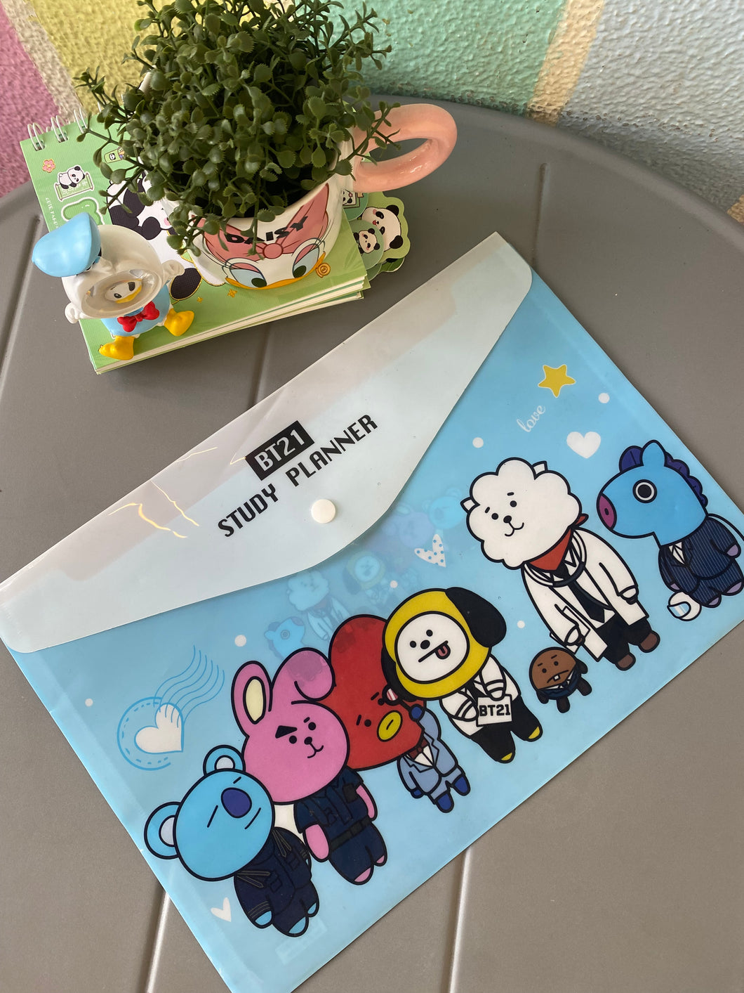 Animal mascot A4 sized folders