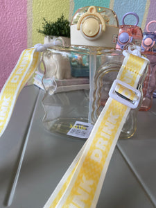 Pastel Transparent Water Bottle