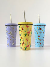 Load image into Gallery viewer, Stainless Steel Kids Tumbler with Straw – Fun Print Designs
