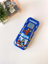 Load image into Gallery viewer, Car-Shaped Metal Pencil Box for Kids – Fun Cartoon Design
