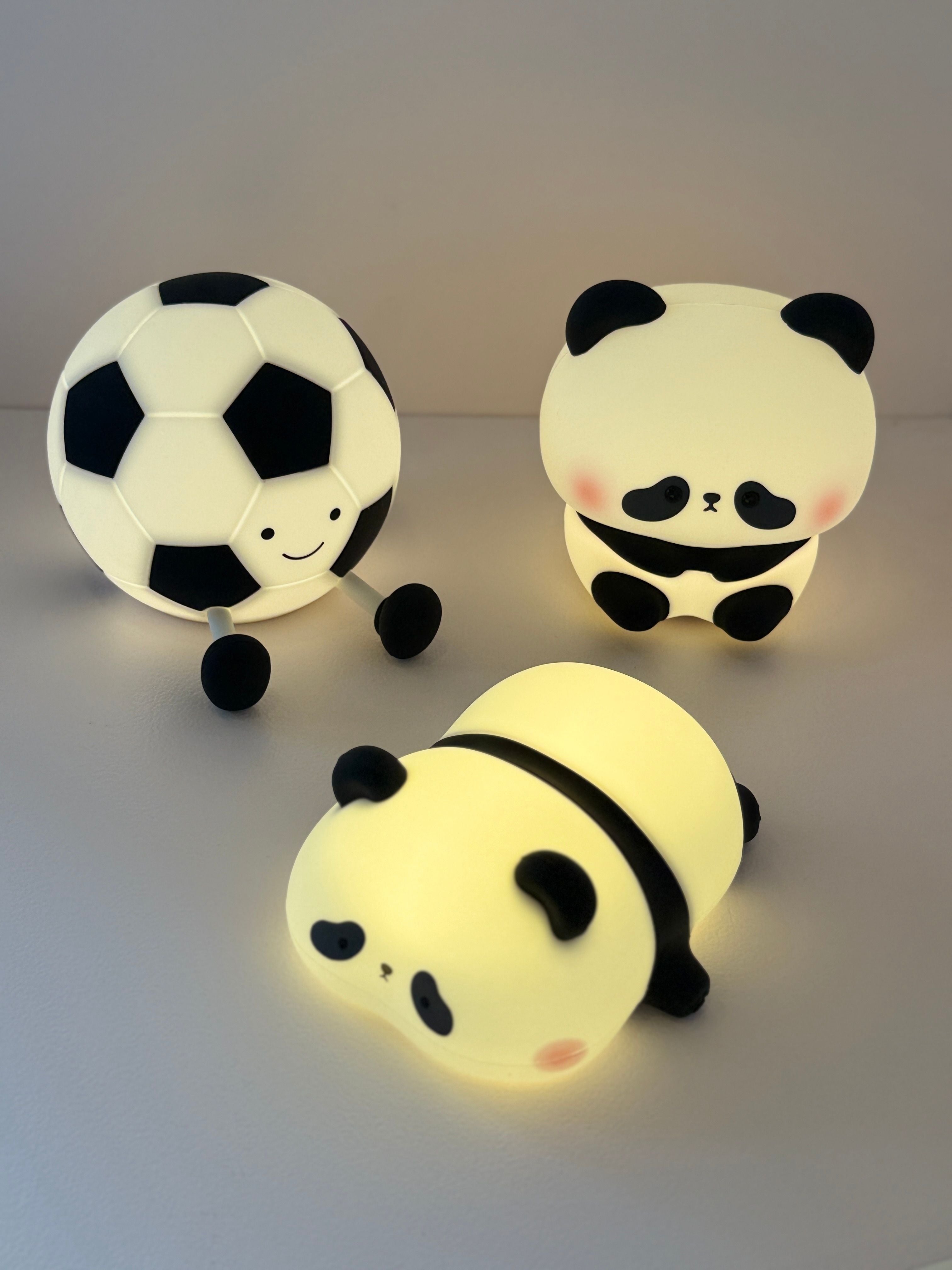 Blushy Panda Silicone Touch Lamp – Night Light