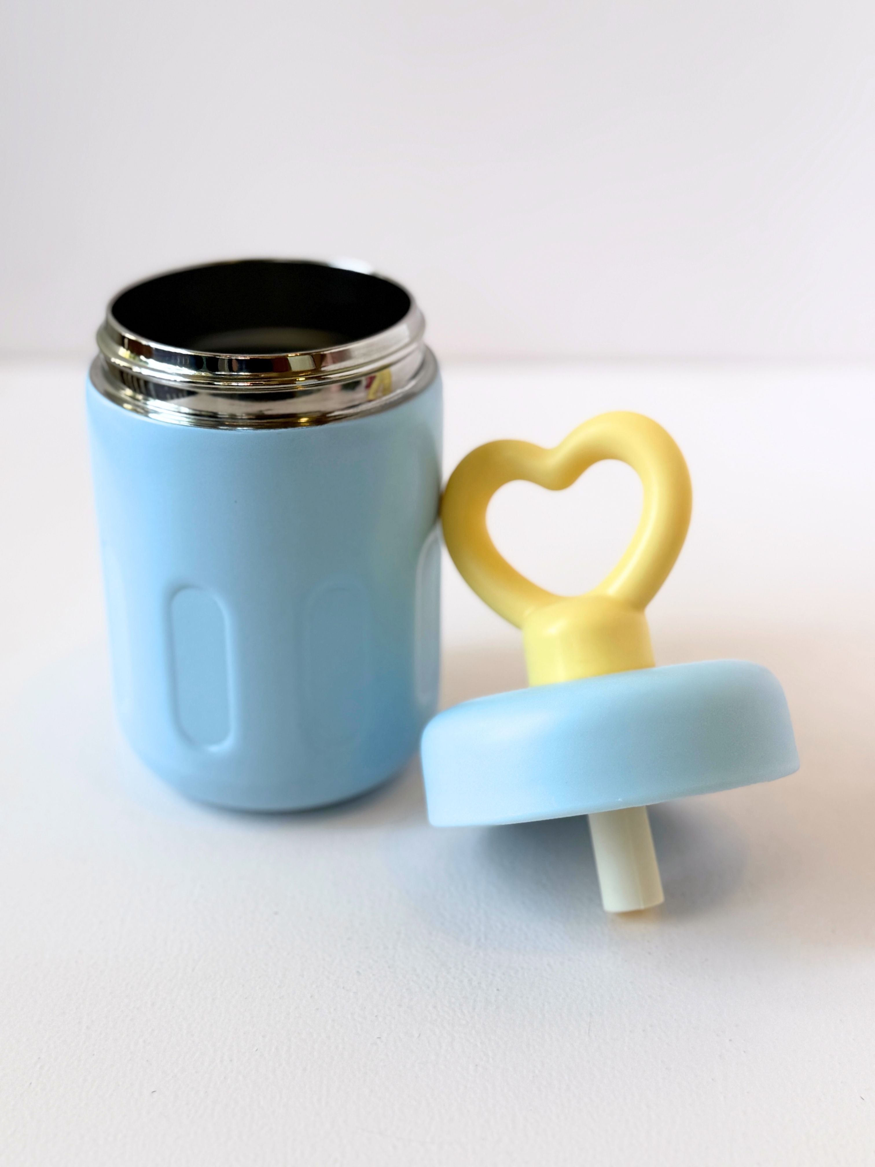HeartHandle™ Reusable Tumbler Cup – 12oz Cute Leakproof Travel Mug