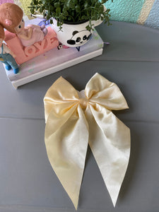 Satin Big Bow Hair Clip