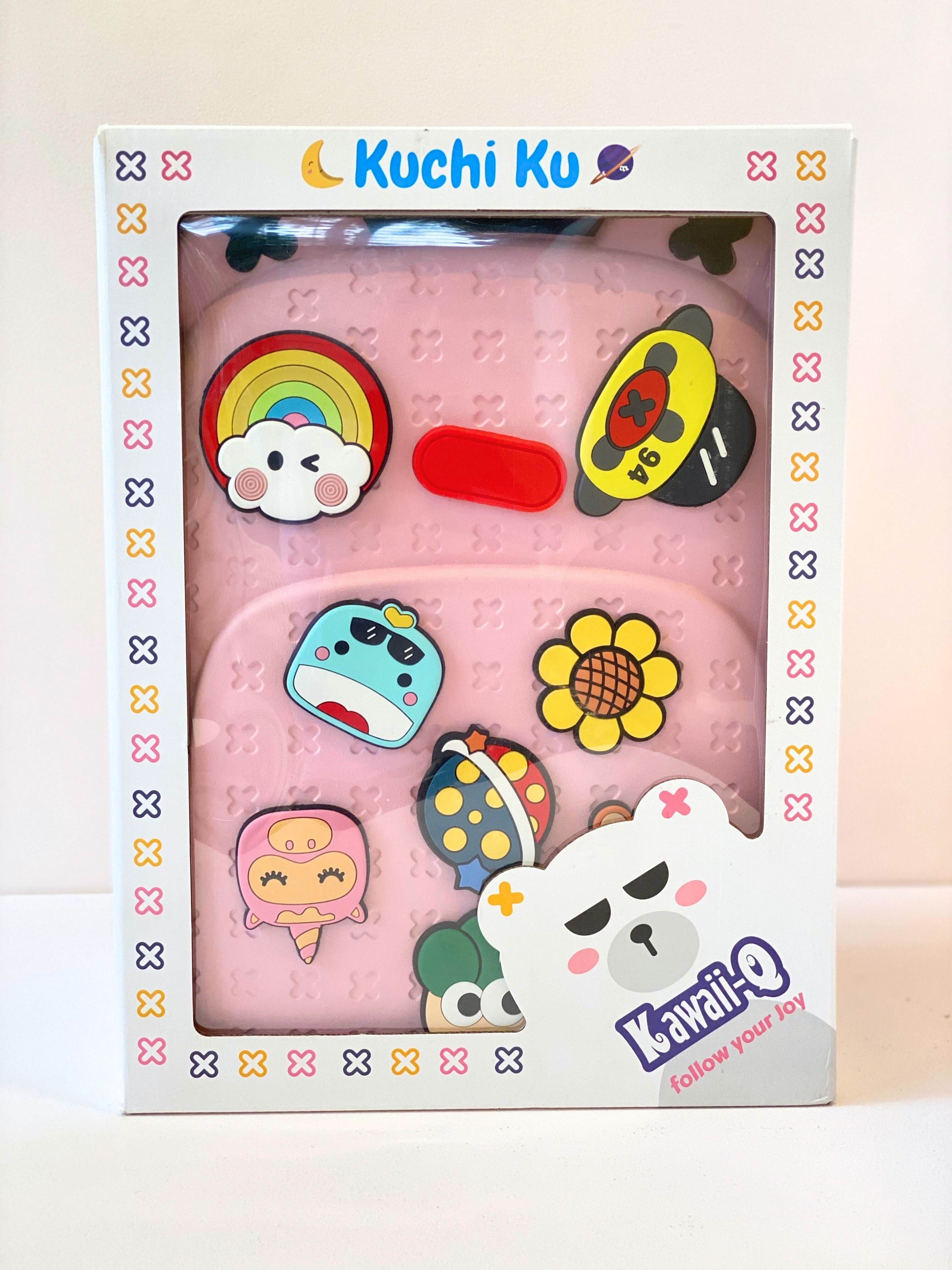 Kawaii Ku™ 3D Character Kids Backpack – Cute Cartoon Bag with Removable Pop Badges