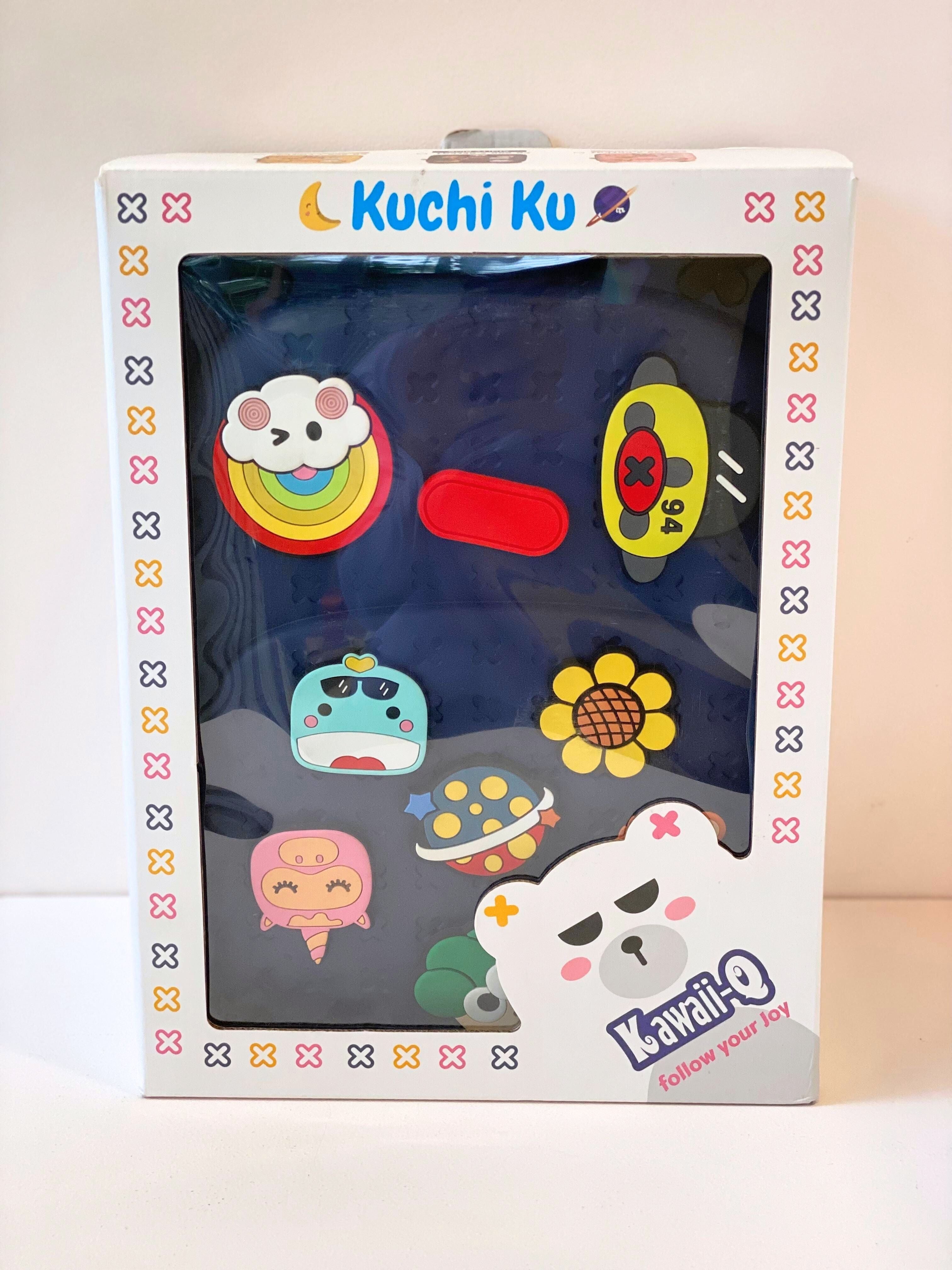 Kawaii Ku™ 3D Character Kids Backpack – Cute Cartoon Bag with Removable Pop Badges