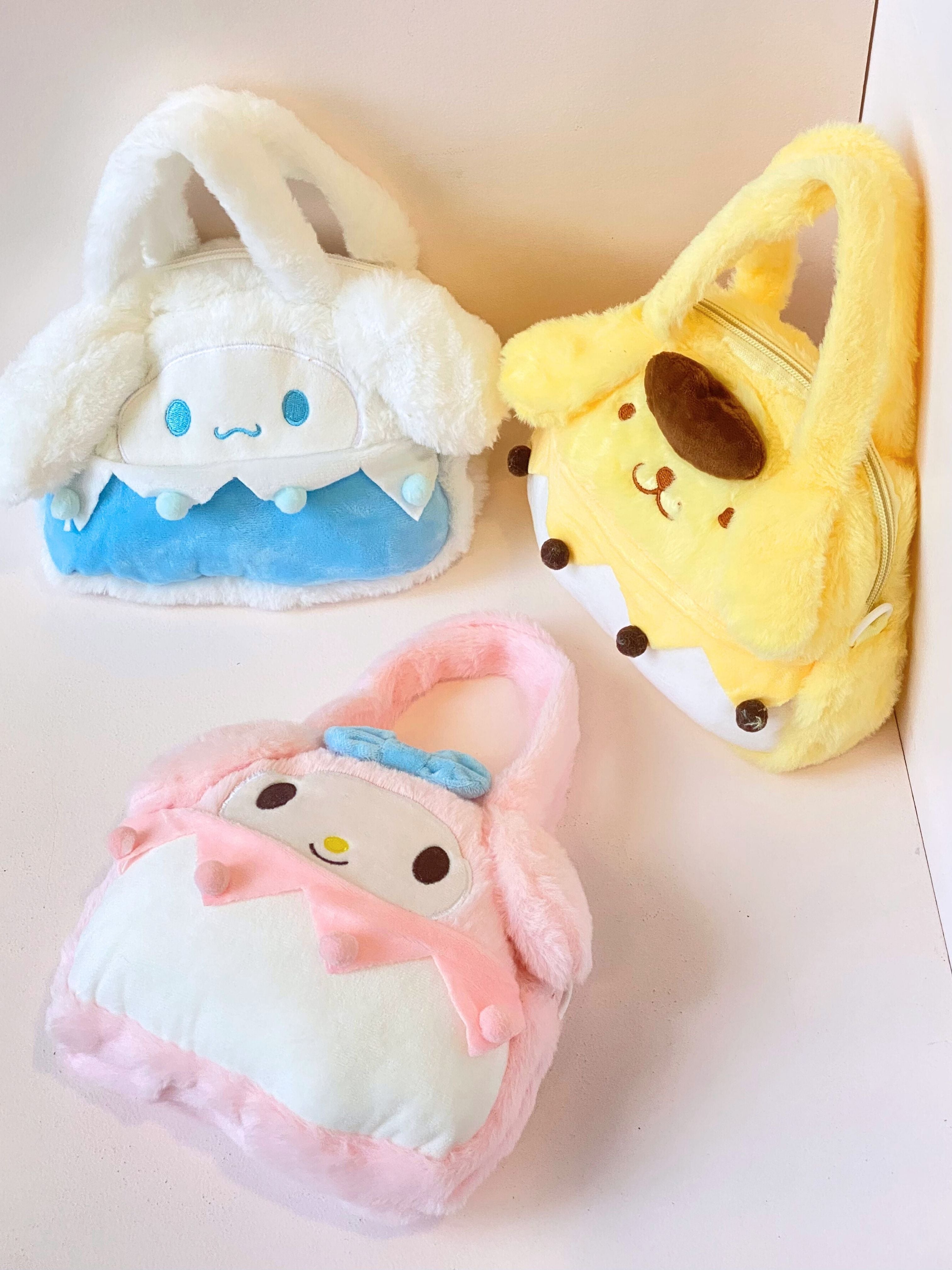 Kawaii Plush Character Handbag – Soft & Stylish Mini Shoulder Bags for Kids