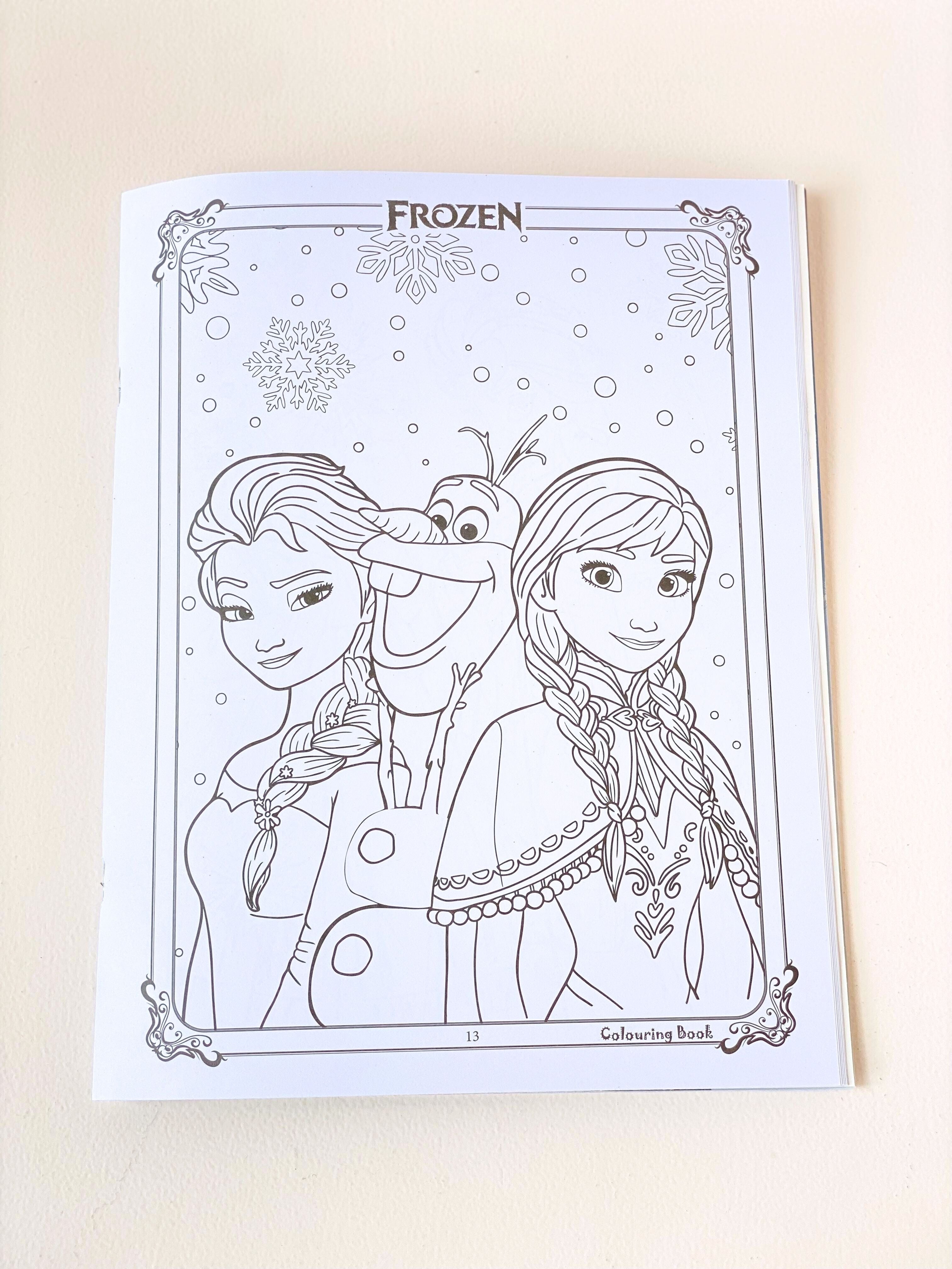 Frozen & Unicorn Colouring Book Set for Kids | Fun Activity Books with 24+ Pages | Return Gift Option