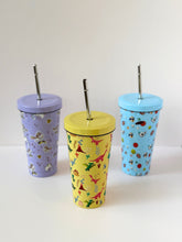 Load image into Gallery viewer, Stainless Steel Kids Tumbler with Straw – Fun Print Designs
