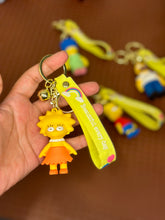 Load image into Gallery viewer, Yellow Cartoon Character Keychain
