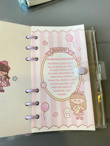 Cute Girl Design Spiral Notebook