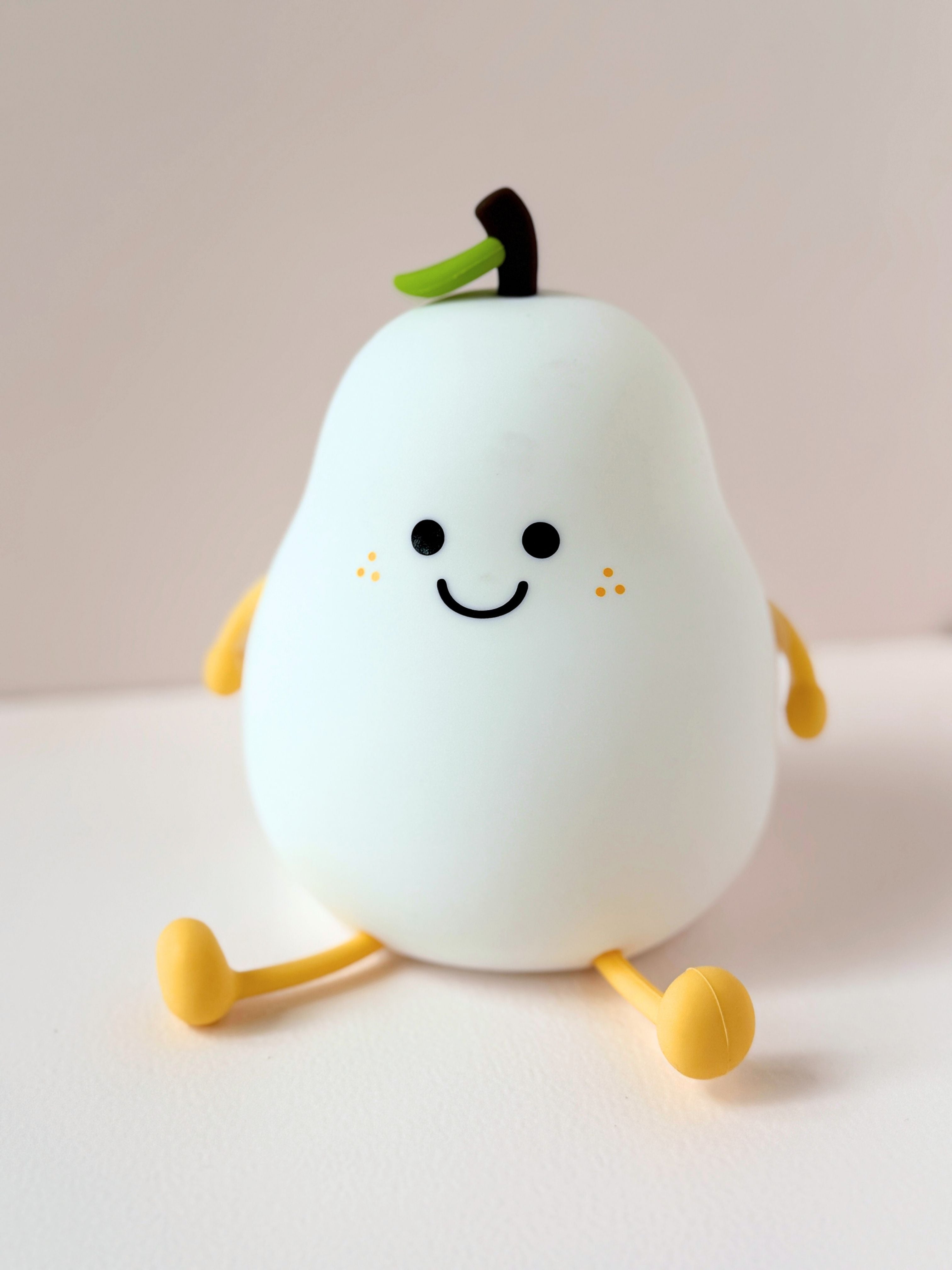 Product Title: Glowy the Pear – Soft Silicone Night Light