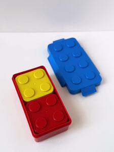 LEGO-Inspired Colorful Stackable Lunch Box Set for Kids