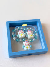 Load image into Gallery viewer, Happy Bunny Kids Jewellery Gift Set – Beaded Bracelets &amp; Hair Clips
