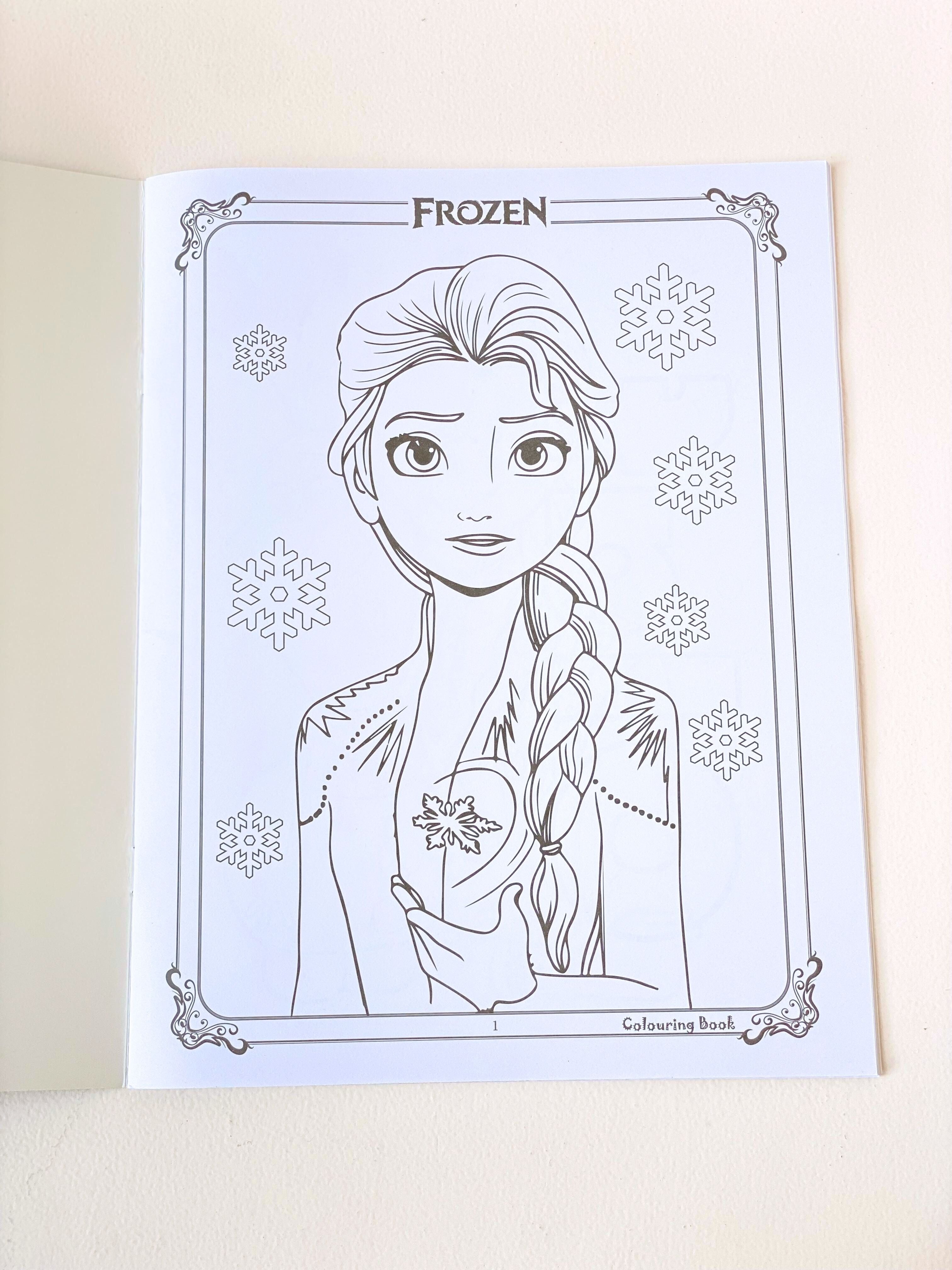 Frozen & Unicorn Colouring Book Set for Kids | Fun Activity Books with 24+ Pages | Return Gift Option
