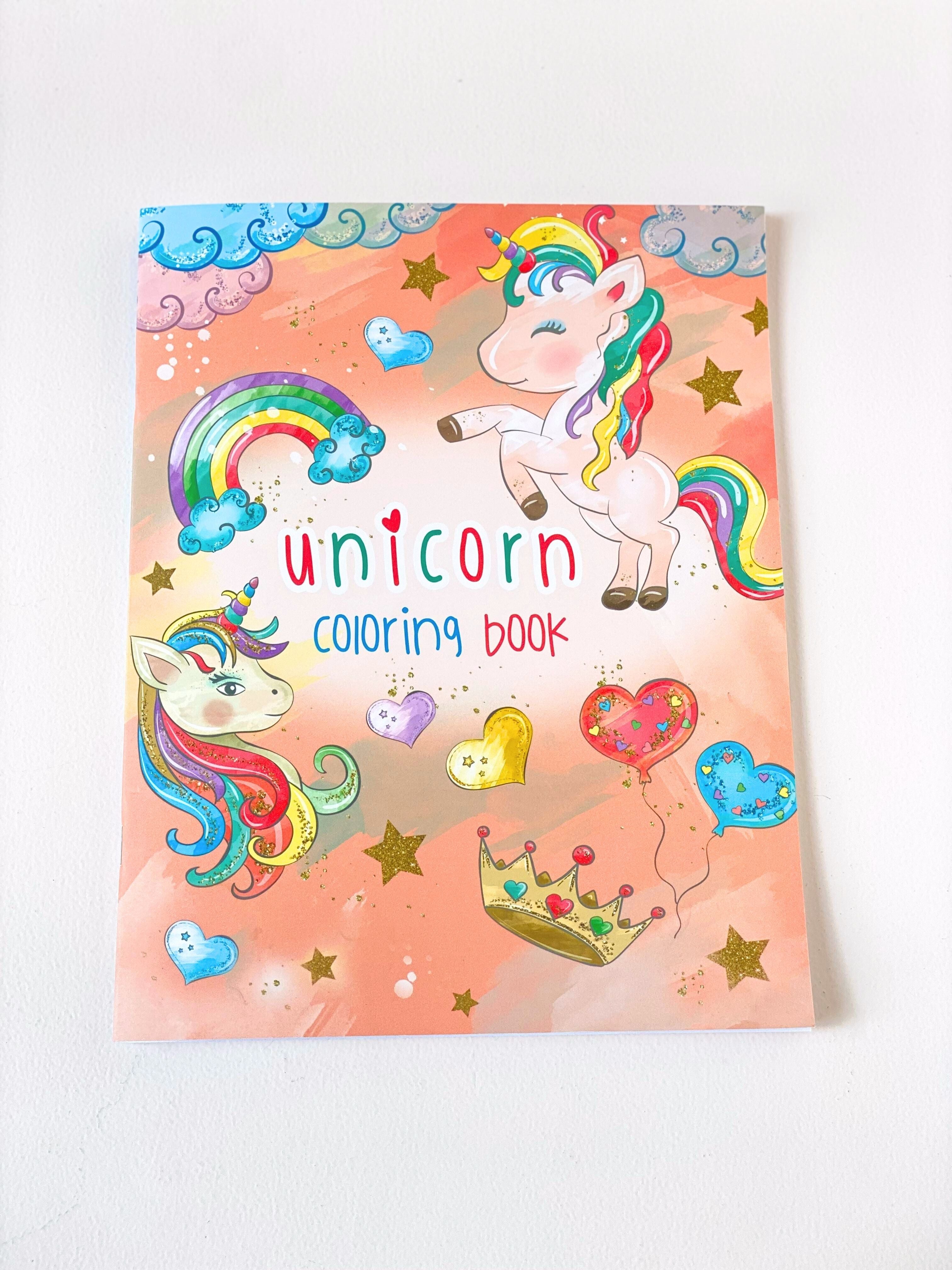 Frozen & Unicorn Colouring Book Set for Kids | Fun Activity Books with 24+ Pages | Return Gift Option