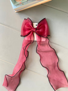 Pretty Long Hair Bow Clip